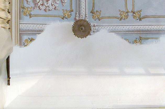 plafond avant restauration